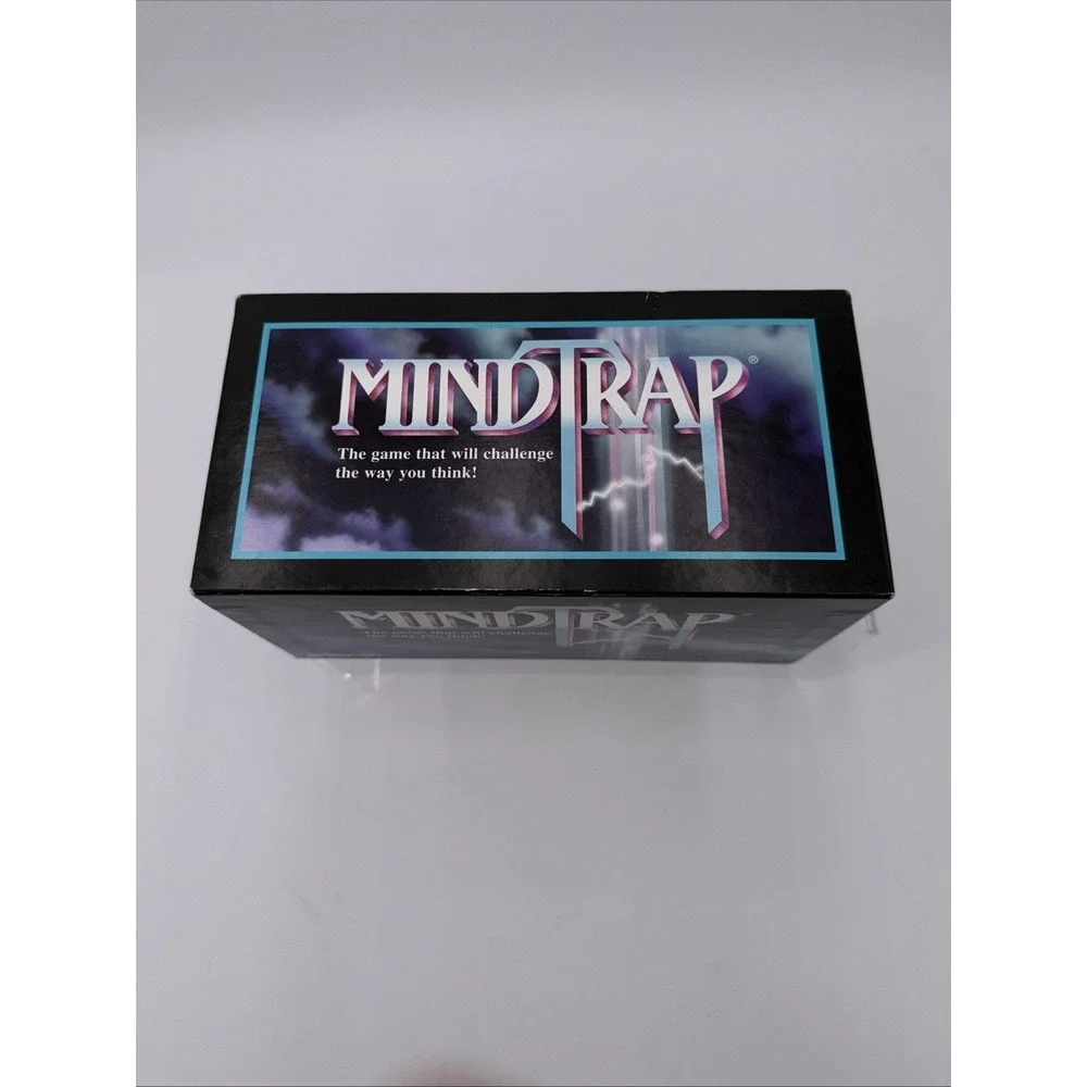 Mindtrap Board Game 1996 Pressman Puzzles Mysteries Open Complete‎